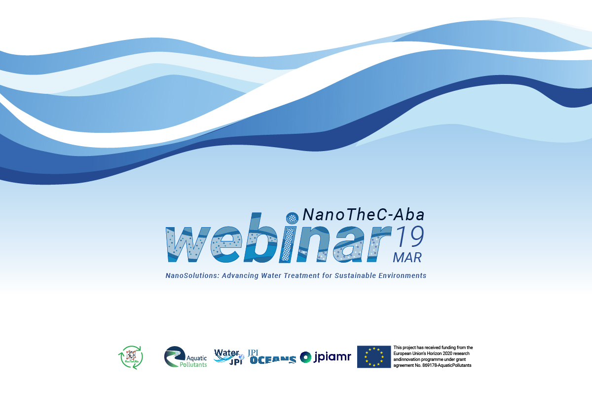-CeNTI promotes a Webinar on the use of Nanotechnology in water treatment